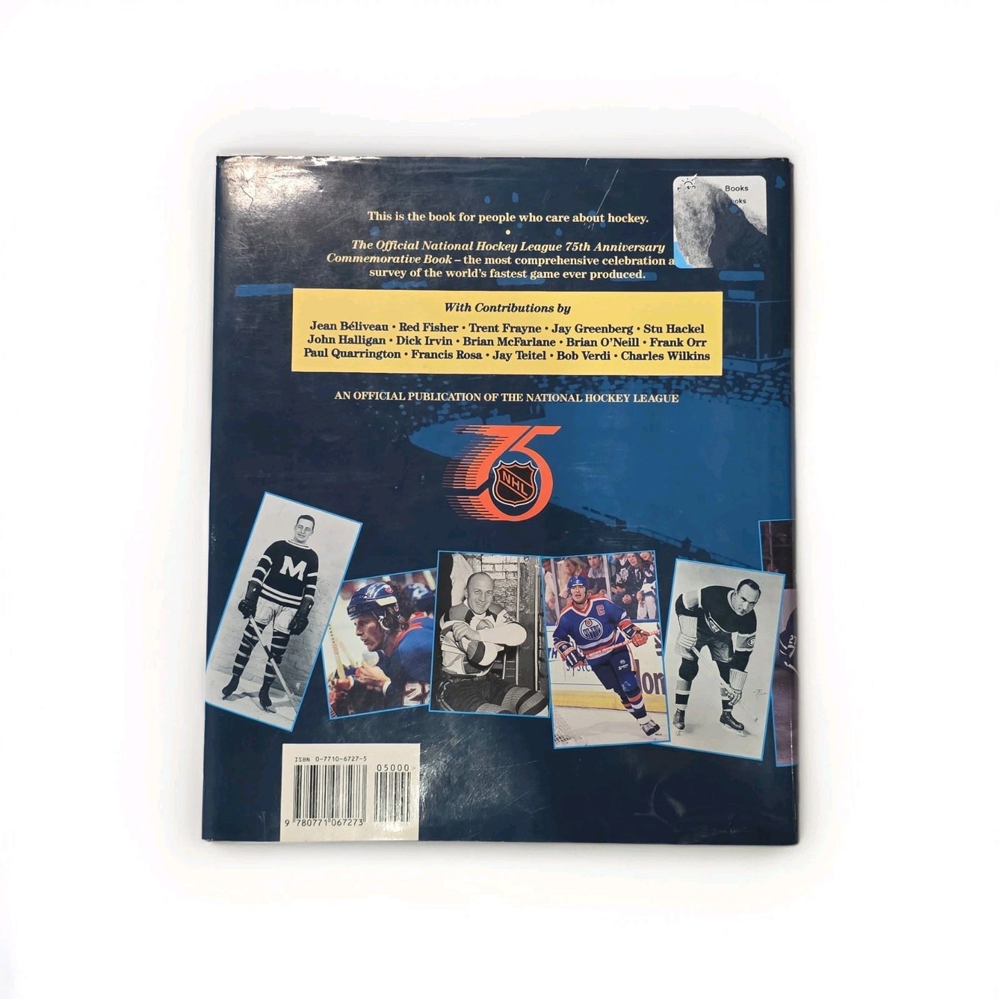 Official NHL 75th Anniversary Commemorative Book