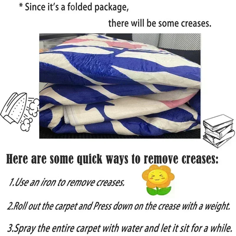 Car Wheel Rim Design Round Anti-Slip Rug – Racing Style Floor Mat for Home Garage Decor