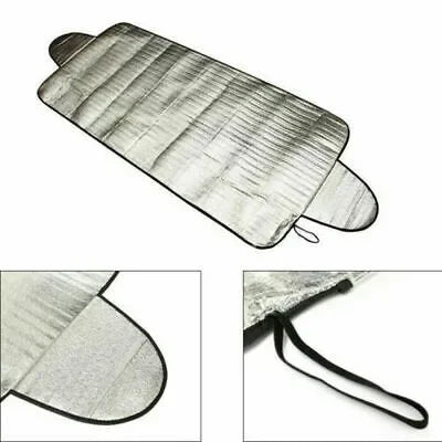 Car Windshield Snow Cover Portable – Waterproof Anti-Frost Anti-Hail Sunshade, Double-Sided Aluminum