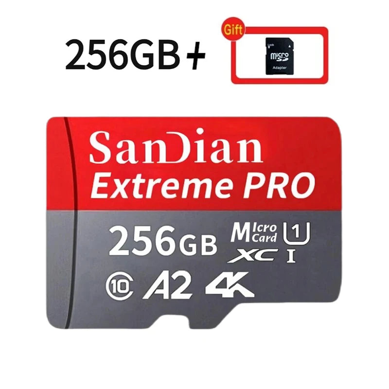 SanDian Ultra MicroSD Card – High-Speed V10 Memory Card 2TB/1TB/512GB/256GB