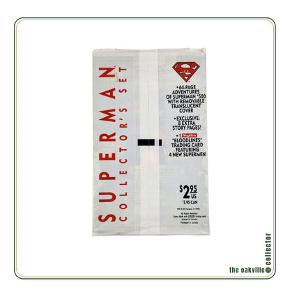 Superman Collector’s Set #500(1993) DC Comics Death of Superman White Bag Opened