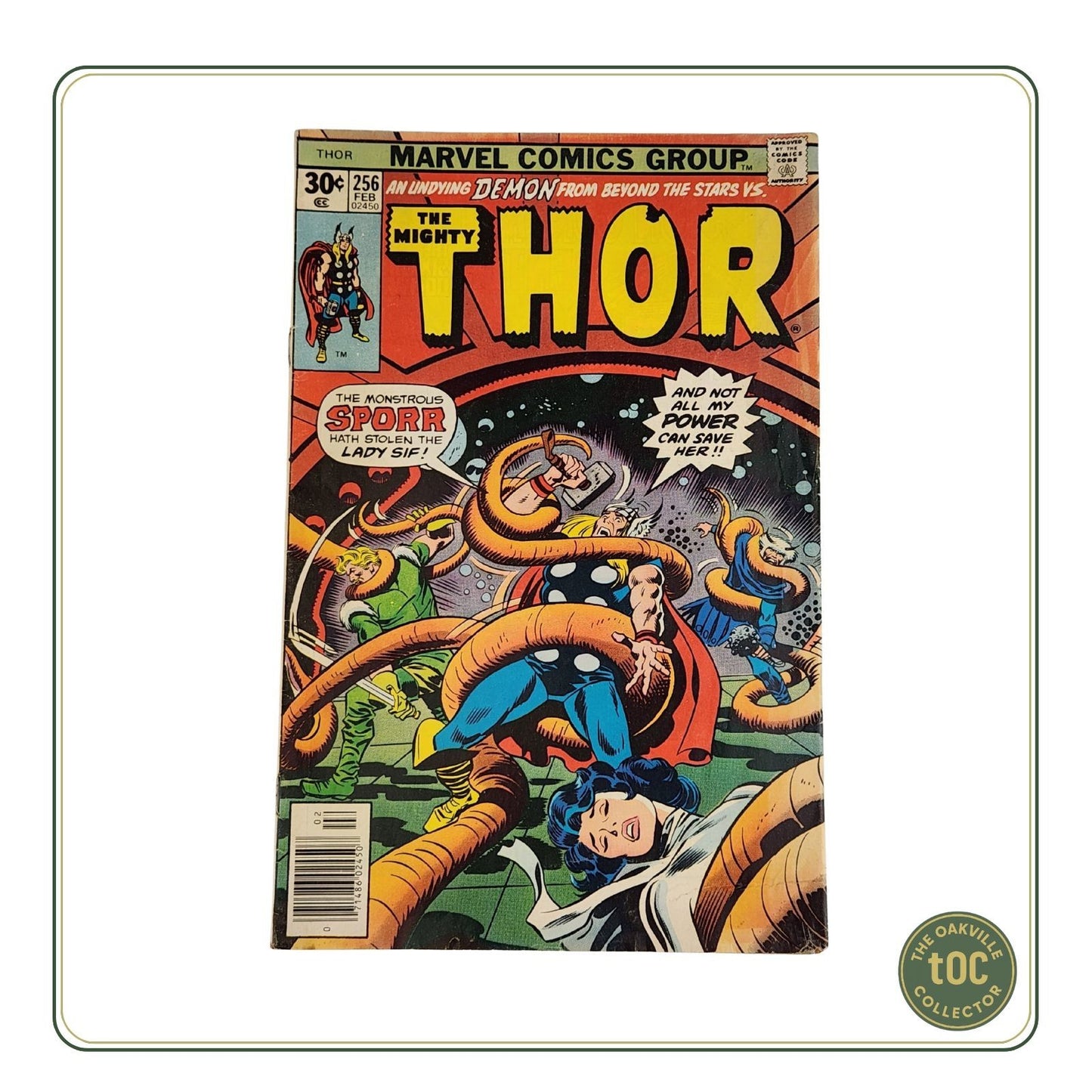 Marvel Comics #256- The Mighty Thor "Undying Demon From Beyond the Stars" (1977)