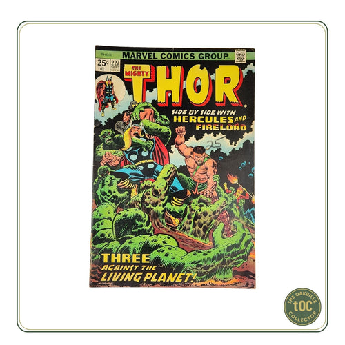 Marvel #227 - The Mighty Thor Side by Side with Hercules and Firelord (1974)