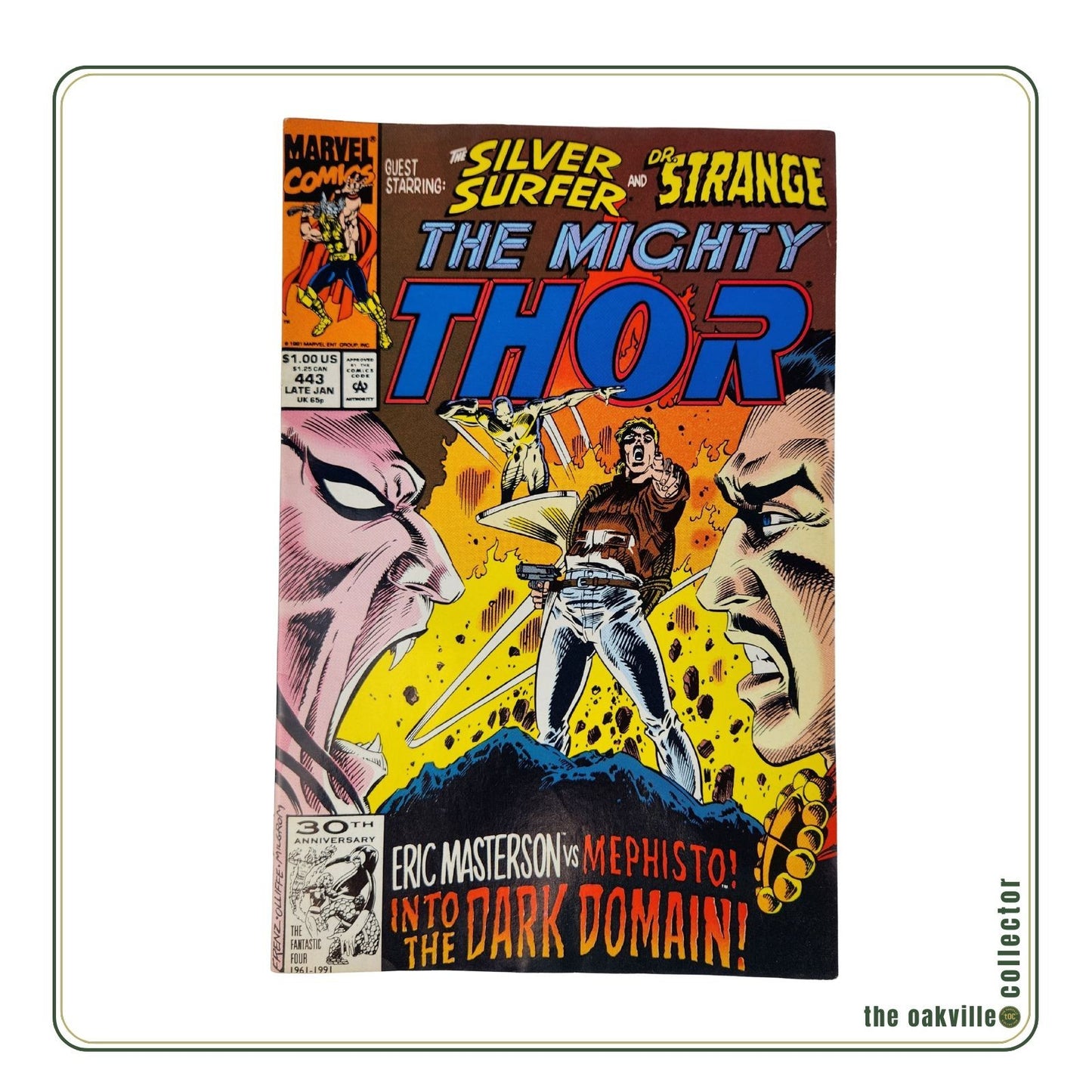 Marvel Comics The Mighty Thor #446 (1992) Silver Surfer vs Doctor Strange Thor