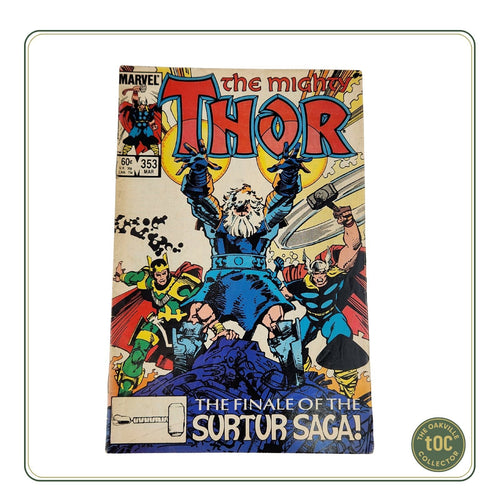 Marvel Comics #353 - The Mighty Thor "The Finale of the Surtur Saga!" (1985)