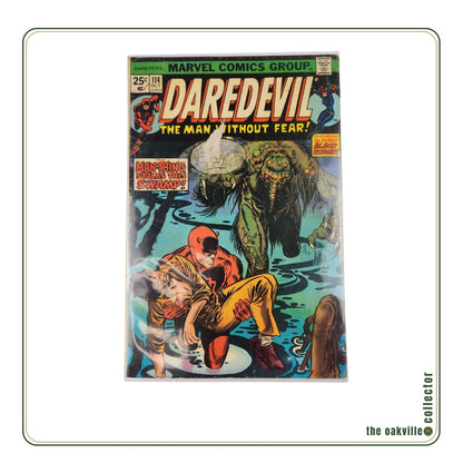 Daredevil #114 (1974) Marvel Bronze Age Comic Man-Thing Black Widow Collectible