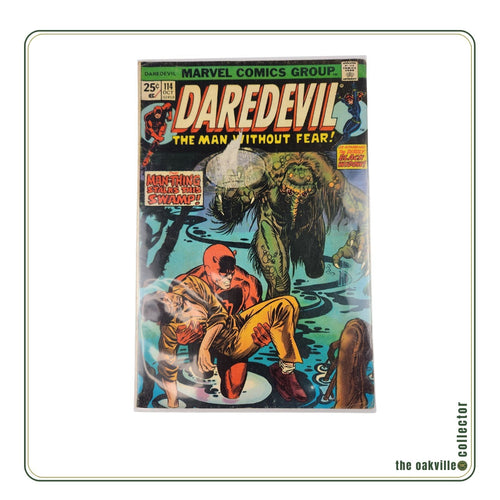 Daredevil #114 (1974) Marvel Bronze Age Comic Man-Thing Black Widow Collectible
