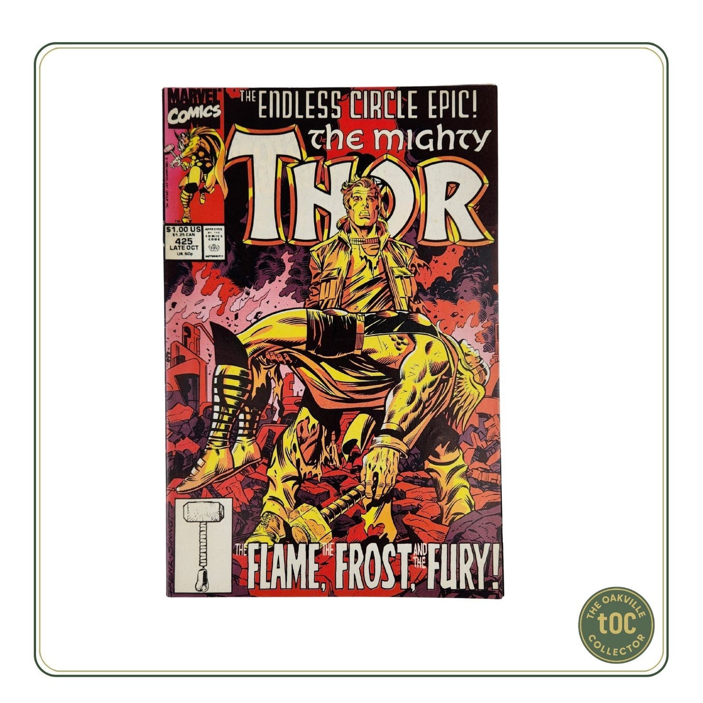 Marvel Comics #425 - The Mighty Thor "The Endless Circle Epic!" (1990)