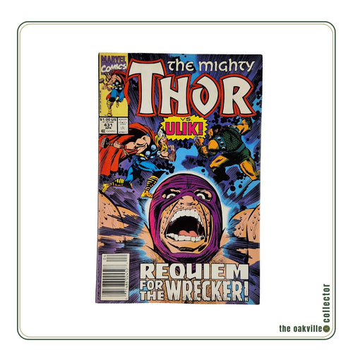 The Mighty Thor #431 Newsstand VF+ 1991 Marvel Comics