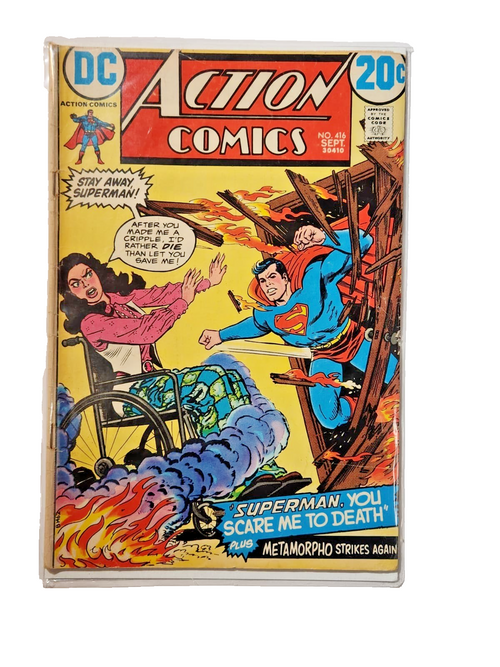 DC Action Comics Superman - You Scare Me To Death #416
