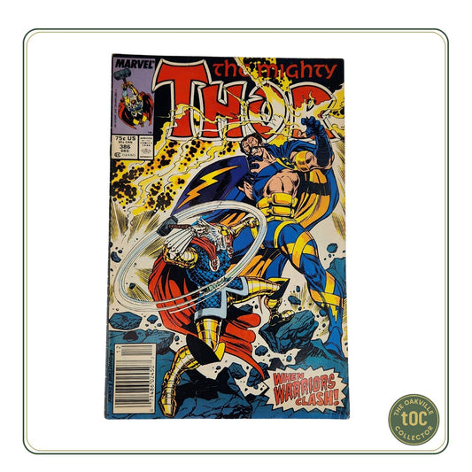 Marvel Comics #386 - The Mighty Thor "When Warriors Clash!" (1987)