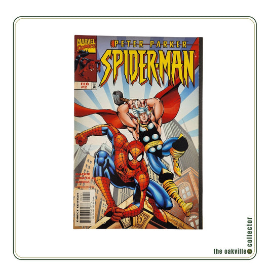 Peter Parker Spider-Man #2 (1999) Marvel Comic Thor Team-Up Romita Mackie