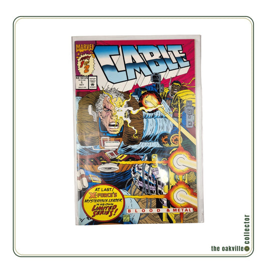 Marvel Comics Vol. 1 of 2 - Cable "Blood & Metal" Limited Series (1992)
