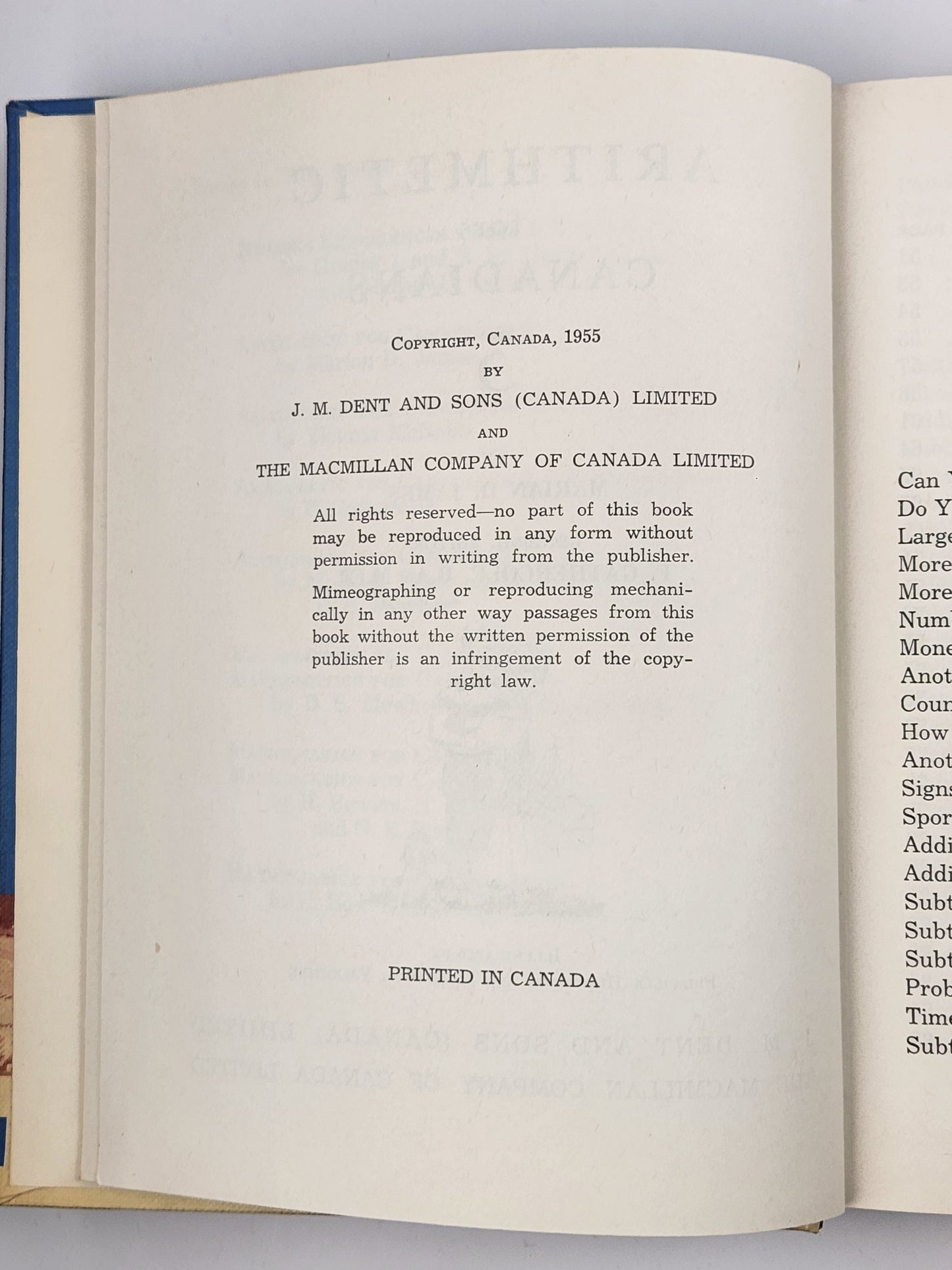 Arithmetic for Canadians 3 by Marian D. James – Vintage Canadian School Textbook