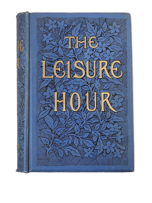 Vintage 1901‑1902 The Leisure Hour Bound Volume Victorian Illustrated Book