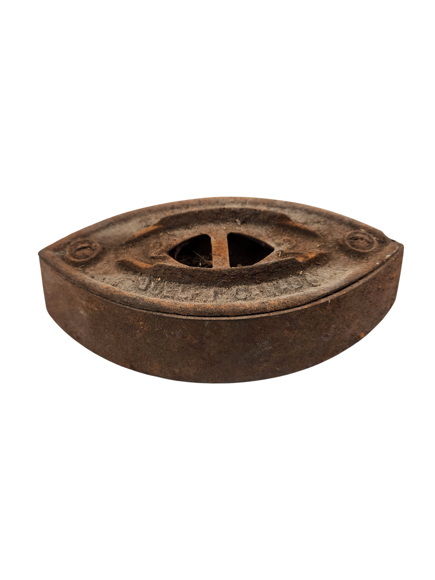 Rare Antique Cast Iron Sad Iron #2 | Made in Guelph Canada | Vintage Collectible