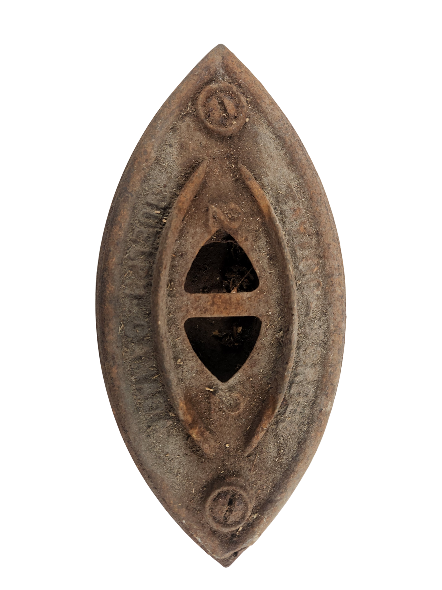 Rare Antique Cast Iron Sad Iron #2 | Made in Guelph Canada | Vintage Collectible
