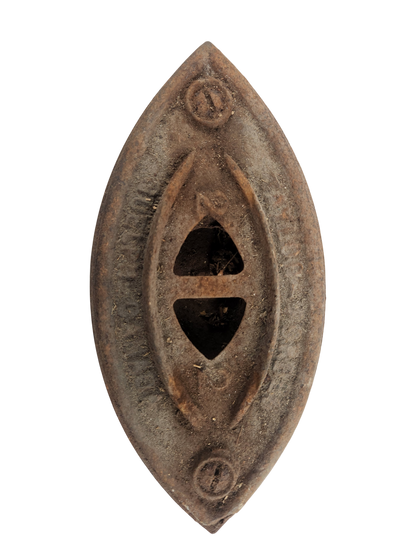 Rare Antique Cast Iron Sad Iron #2 | Made in Guelph Canada | Vintage Collectible