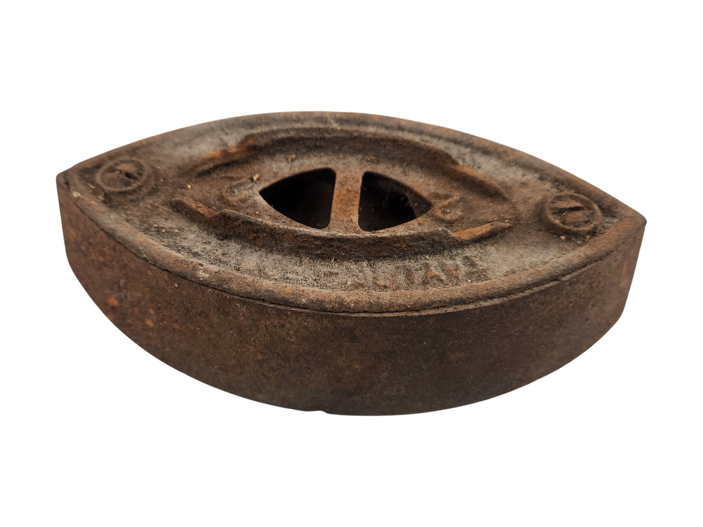 Rare Antique Cast Iron Sad Iron #2 | Made in Guelph Canada | Vintage Collectible