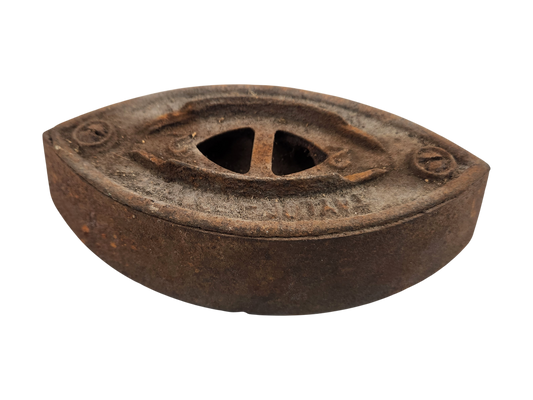 Rare Antique Cast Iron Sad Iron #2 | Made in Guelph Canada | Vintage Collectible