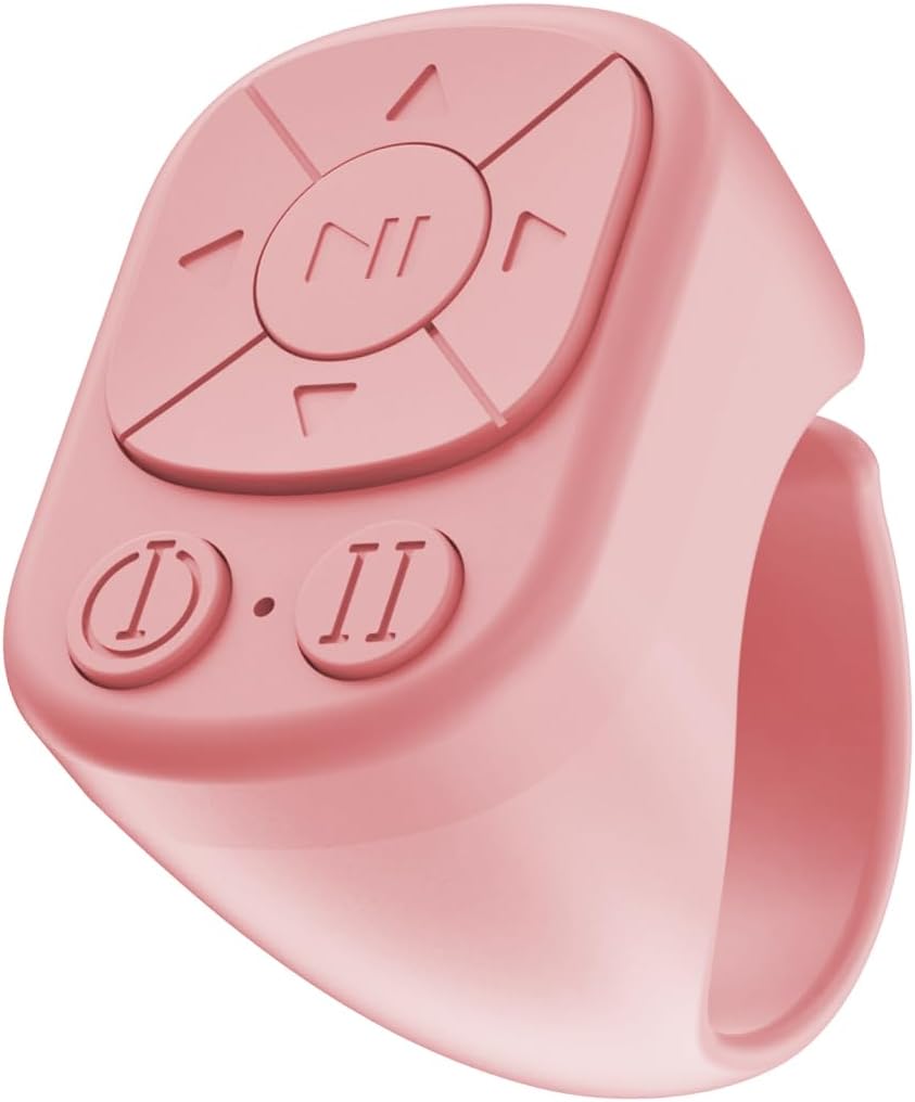 Bluetooth Scrolling Ring Remote – Magnetic Page‑Turner for TikTok, Reading & Video (iOS / Android)