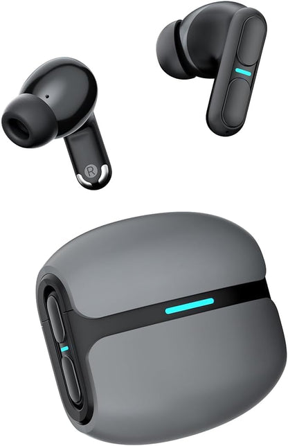 Wireless Bluetooth 5.3 In-Ear Headphones with Noise Cancellation
