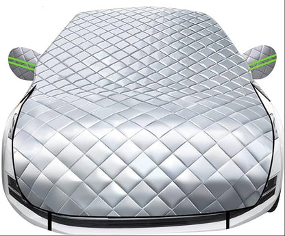 Car Rain Cover & Hail Protector – Waterproof Anti-UV 5-Layer Grid Design Hook Installation