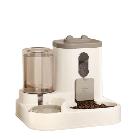 2-in-1 Pet Feeder and Waterer Bowl for Cats and Dogs – Compact & Stylish