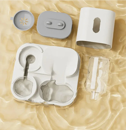 2-in-1 Pet Feeder and Waterer Bowl for Cats and Dogs – Compact & Stylish