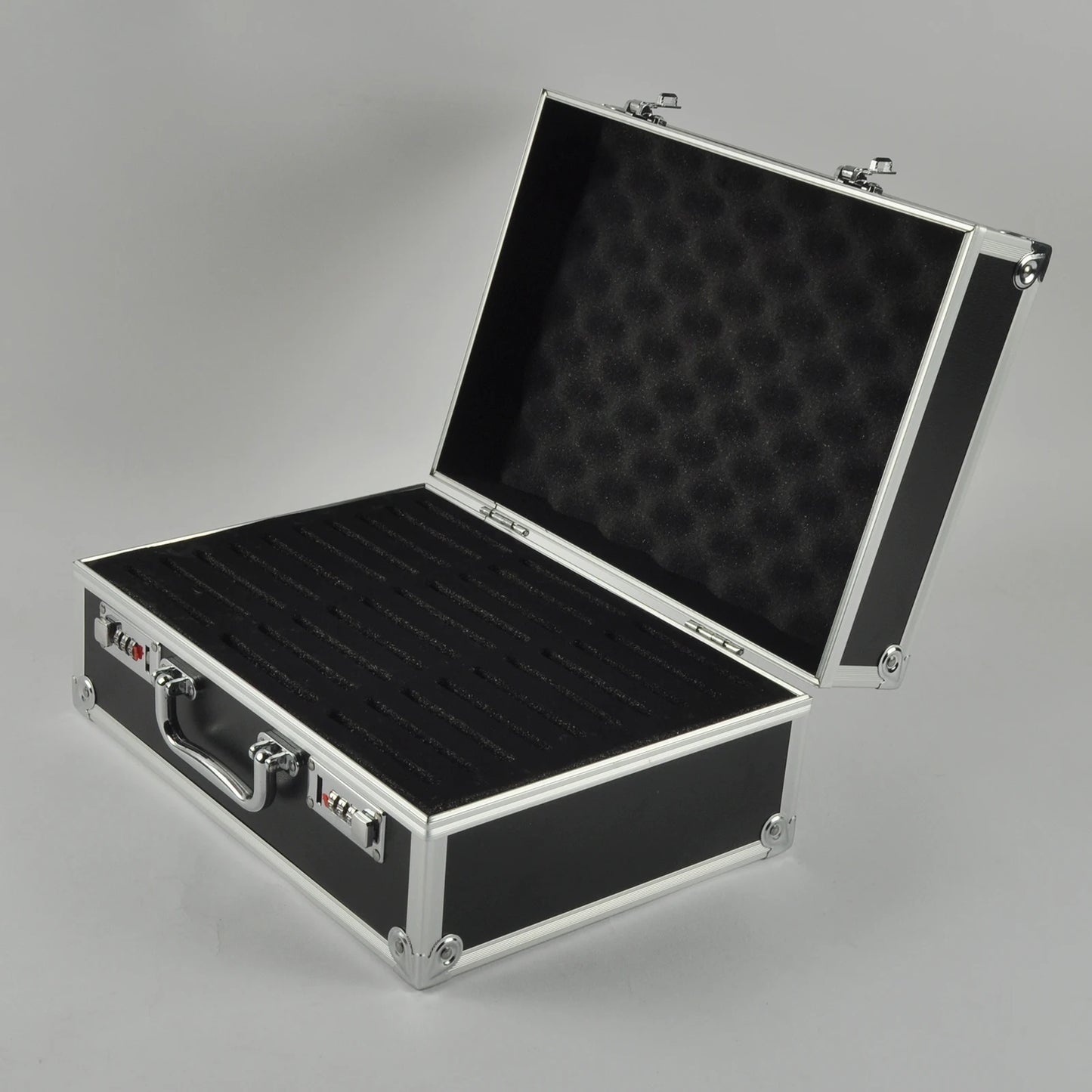 Graded Card Storage Case with Combination Lock and Handle