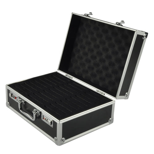 Graded Card Storage Case with Combination Lock and Handle