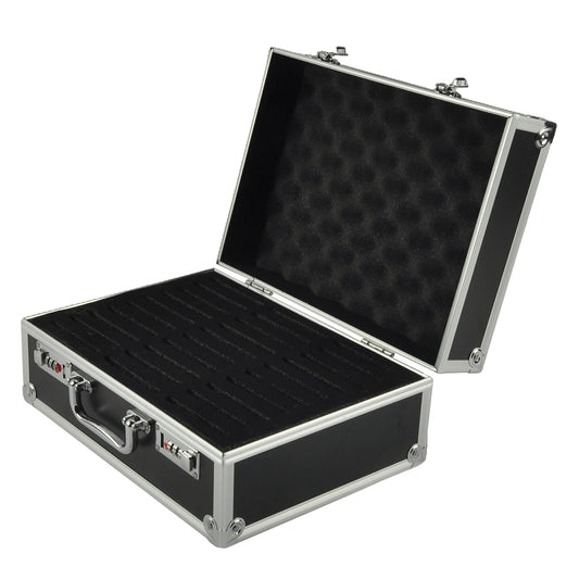 Graded Card Storage Case with Combination Lock and Handle