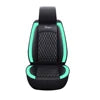 Luxury Car PU Leather Seat Cover Set Black Green