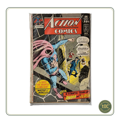 DC Action Comics Superman Book #406 - A Titanic Team Up The Atom & The Flash