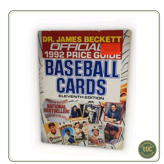 Dr. James Beckett Official 1992 Price Guide Baseball Cards Eleventh Edition