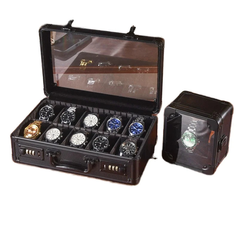 Square Jewelry Storage Boxes – Leather Gift Box for Watches, Rings & Accessories