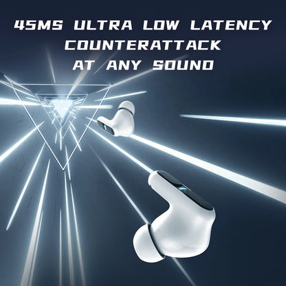 Wireless Bluetooth 5.3 In-Ear Headphones with Noise Cancellation