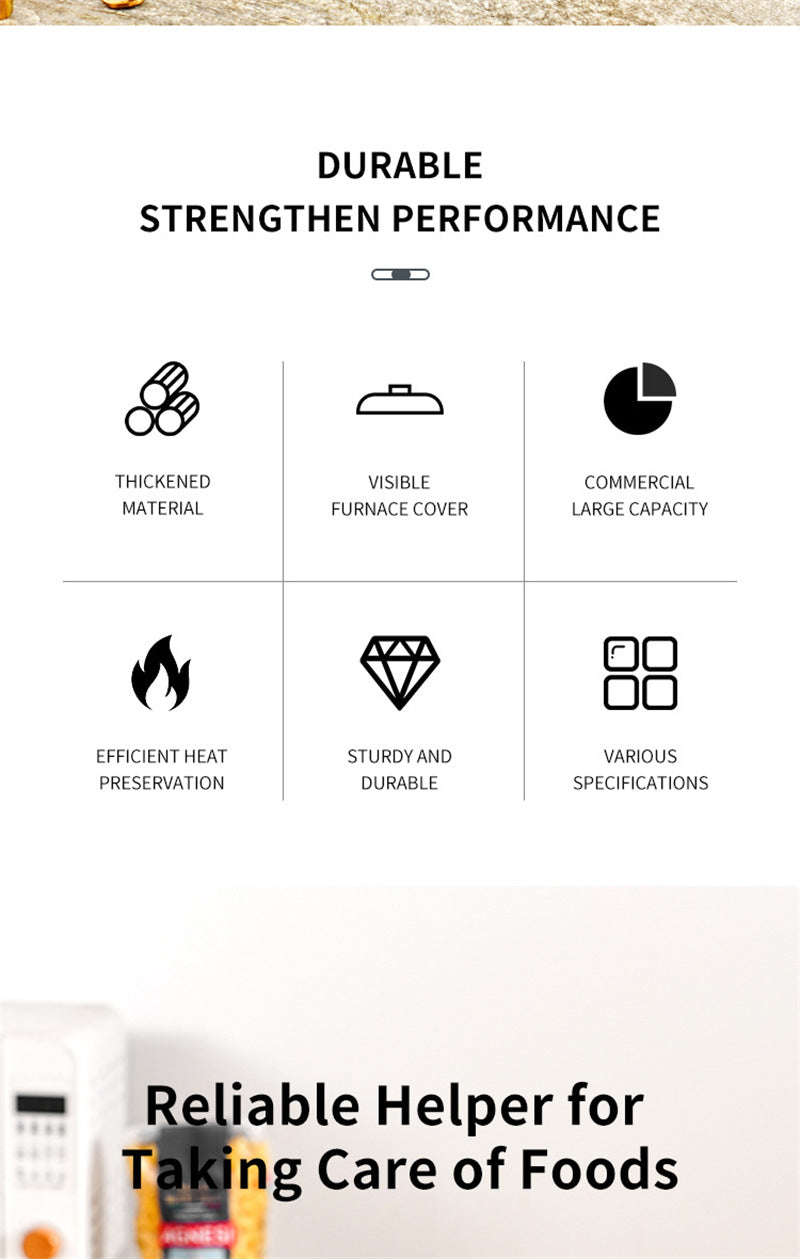 4-Pack Stainless Steel Chafing Dish Buffet Set – Full-Size Pans with Lids for Parties