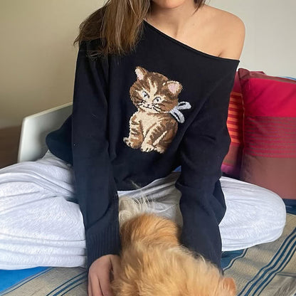 Autumn/Winter Casual Vacation Woolen Top Sweater