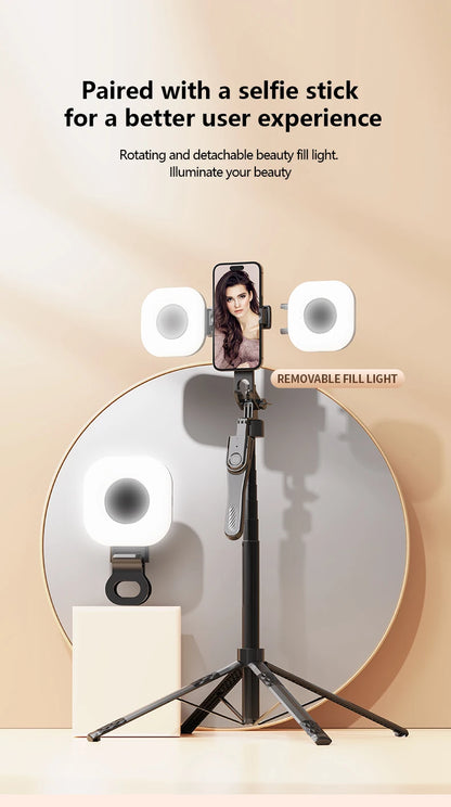 Portable Beauty Fill Light Pocket LED Selfie Light with Clip for Live Streaming & Photos