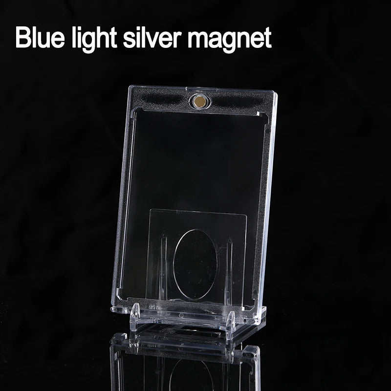 35PT Magnetic Clear Card Holder Protective Display Case – For Idol Photos, Sports Cards, Trading Cards & Collectibles