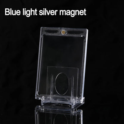 35PT Magnetic Clear Card Holder Protective Display Case – For Idol Photos, Sports Cards, Trading Cards & Collectibles