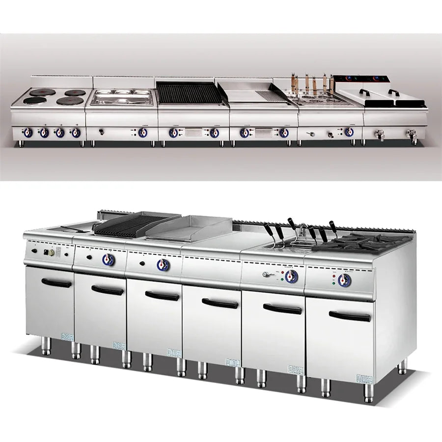 High Capacity Electric & Gas Chicken Rotisserie Machine Oven Fryer Customizable