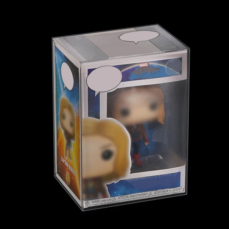 Clear 4″ Funko Pop Protector – Hard PET Plastic Display Case for Trading / Funko Figures