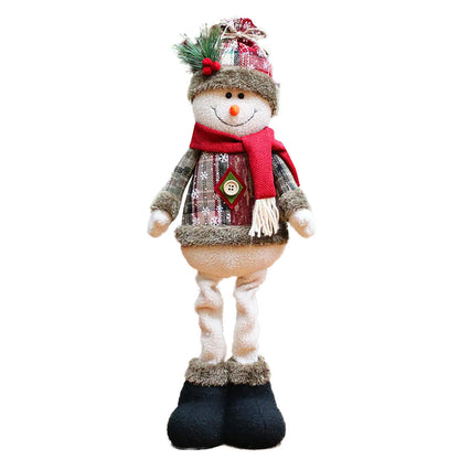 Christmas Doll Standing Figurine – Merry Xmas Home Holiday Decoration 50 cm