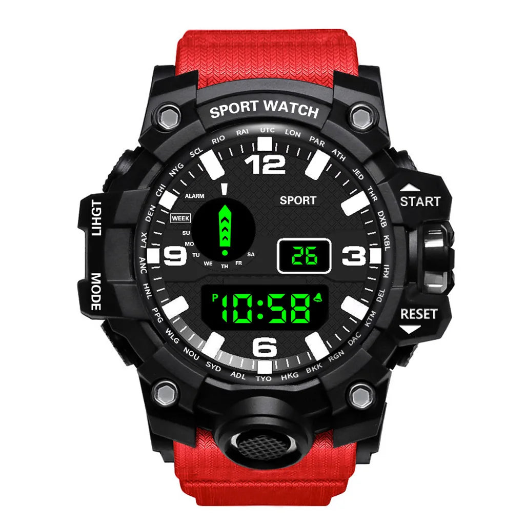 Men's/Miltary Sports Electronic Waterproof Digital Wristwatch
