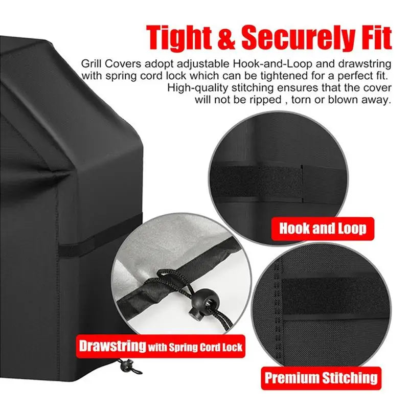 Outdoor Grill Cover Waterproof Heavy Duty BBQ Cover Weather Resistant UV Large