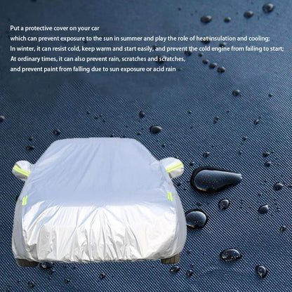 Full Vehicle Car Cover Dacron – Universal Fit, UV & Sun Protection, Heat Insulation, Scratch & Environmental Protection