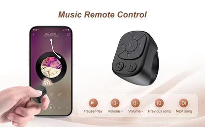 Bluetooth Scrolling Ring Remote – Magnetic Page‑Turner for TikTok, Reading & Video (iOS / Android)