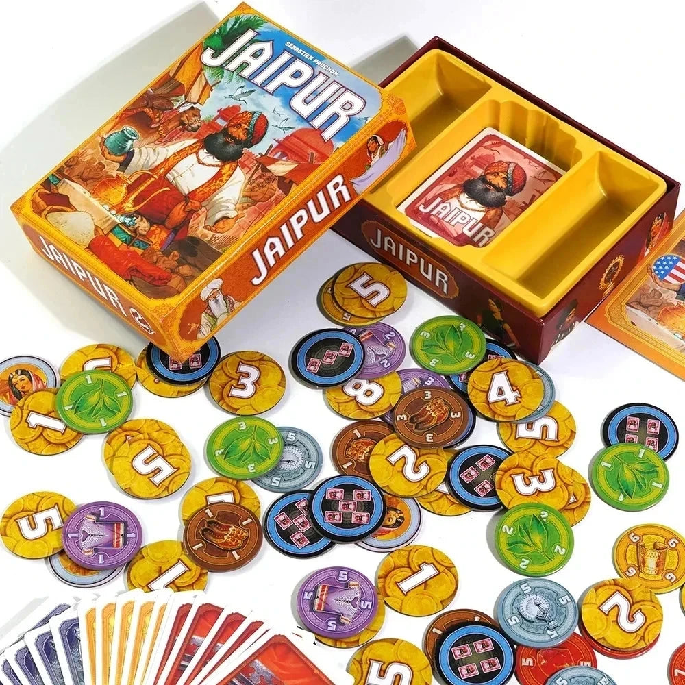 Jaipur Strategy Card Game | Fast-Paced 2-Player Trading & Tactics Game